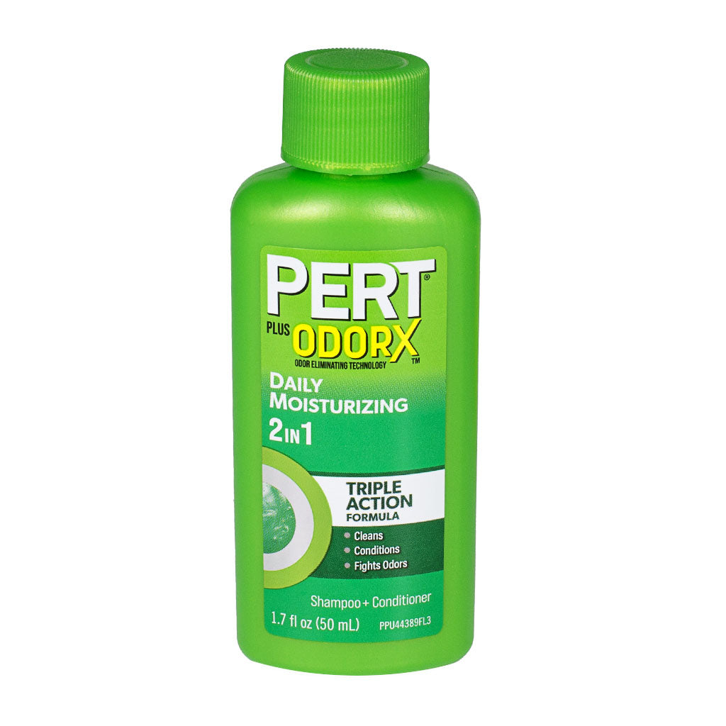 Pert Plus OdorX Triple Action Shampoo & Conditioner & Fights Odors - 1.7 oz. wellness vending machine