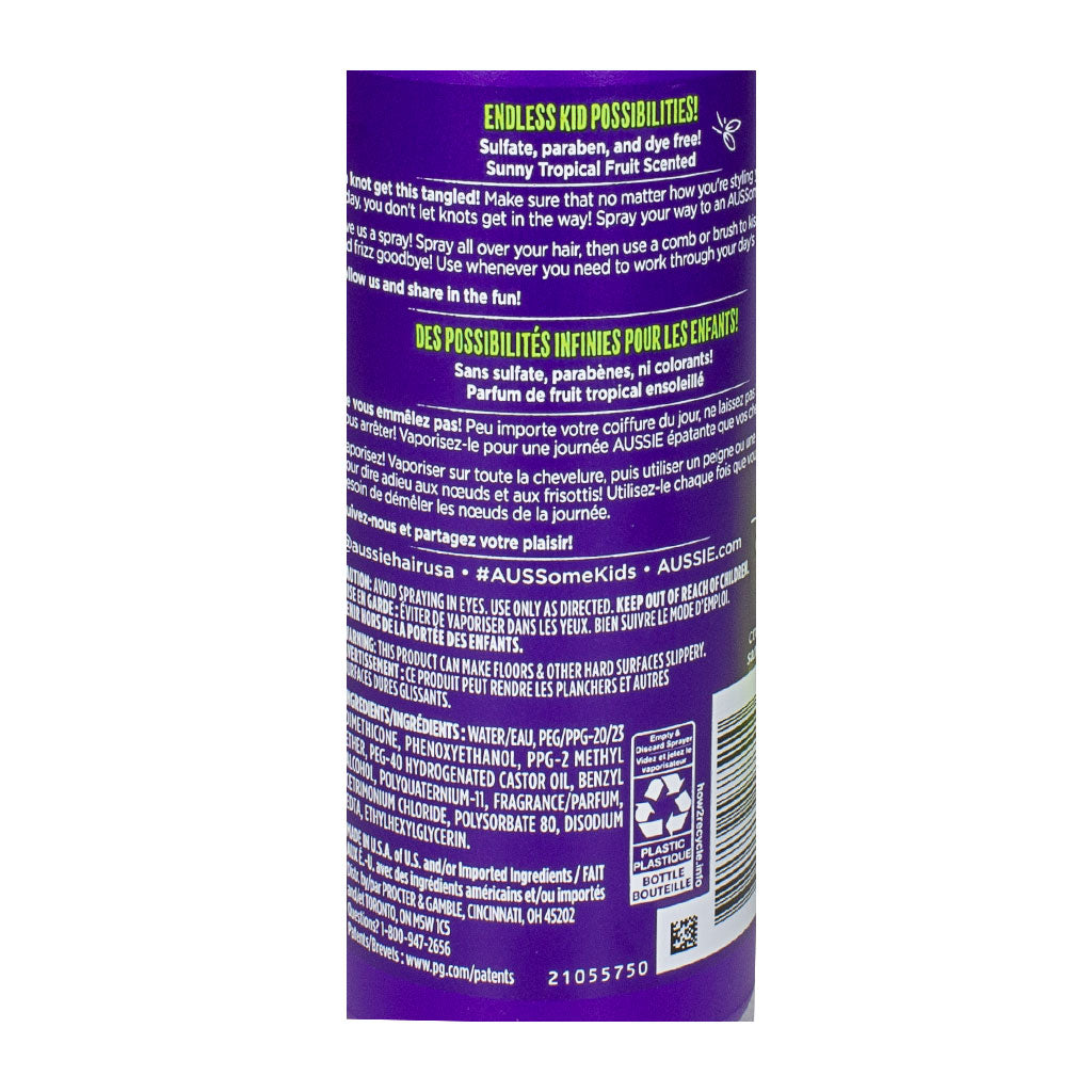 Aussie Kids Moist Detangler- 8 oz wellness vending machine university campuses
