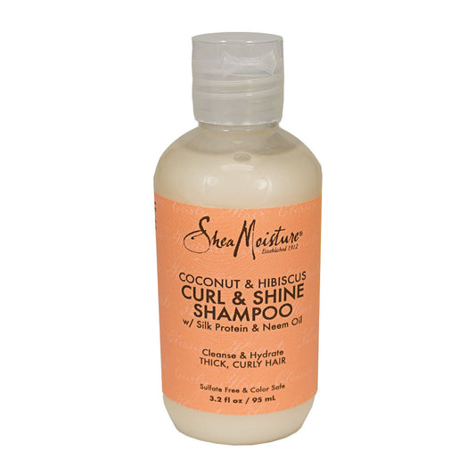 Shea Moisture Coconut Hibiscus Shampoo Curl Plus Shine - 3.2 oz. wellness vending machine