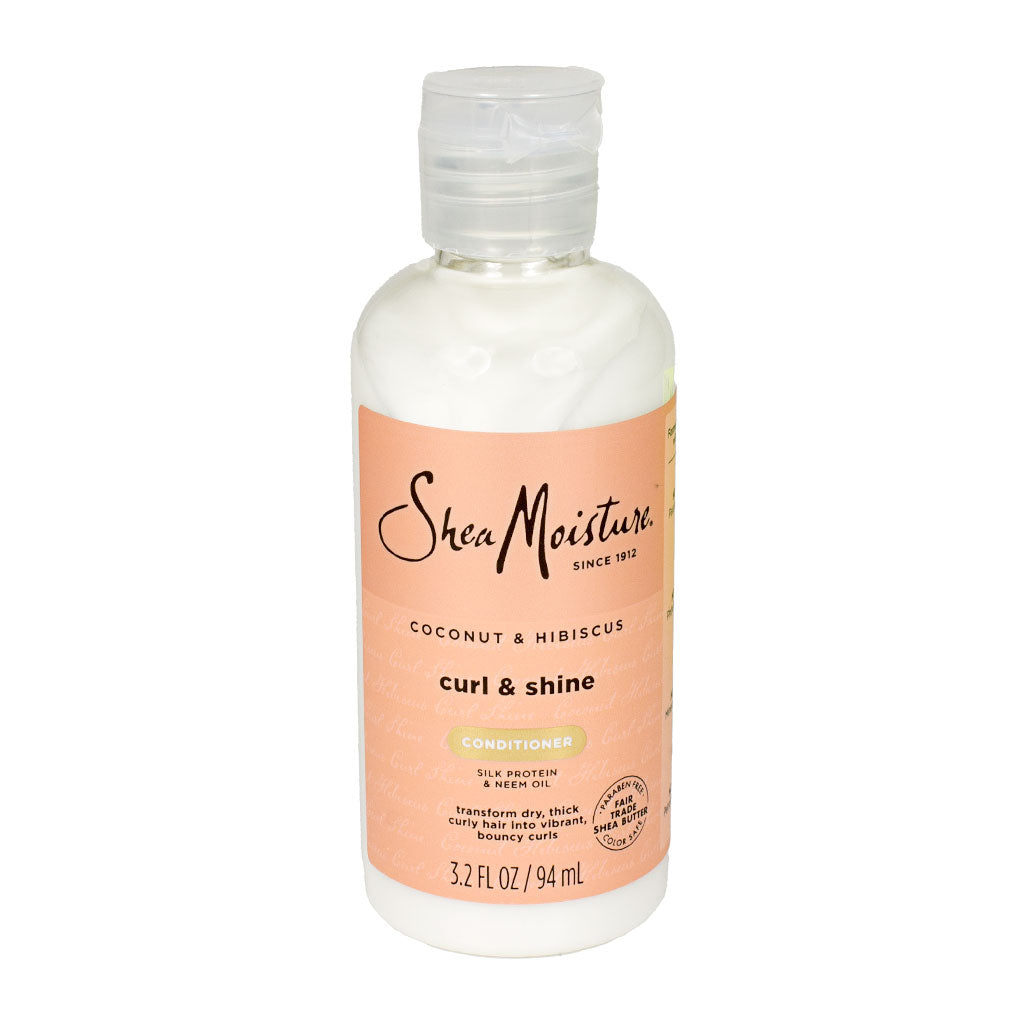 Shea Moisture Coconut Hibiscus Curl + Shine Conditioner - 3.2 oz. wellness vending machine