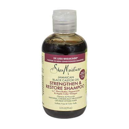 Shea Moisture Jamaican Black Castor Oil Strengthen & Restore Shampoo - 3.2 oz. wellness vending machine