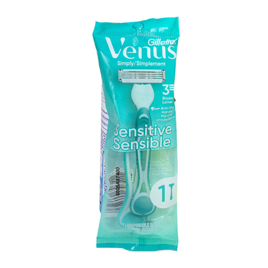 Gillette Venus Simply 3 Sensitive Women's Disposable Razor - Pack of 1 wellness vending machine
