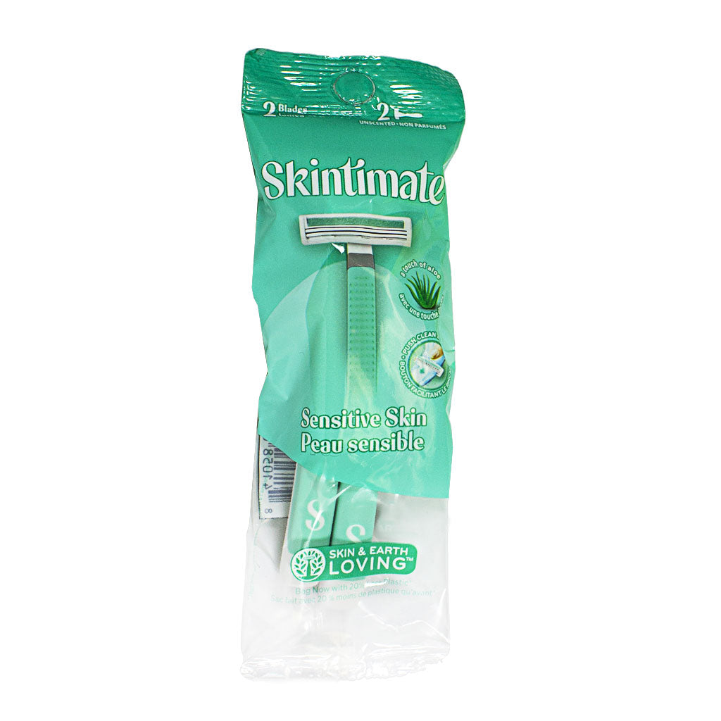 Schick Skintimate Slim Twin Sensitive Razor for Women - Pack of 2 wellness vending machine
