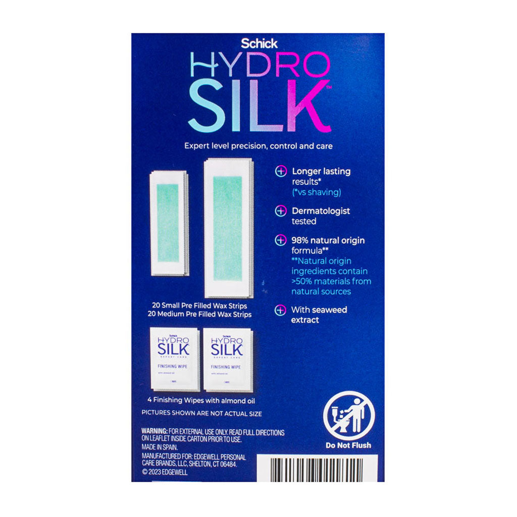 Schick Hydro Silk Targeted Detail Waxing Strips Face + Pubic - 40 ct. wellness vending machine university campuses, workplaces