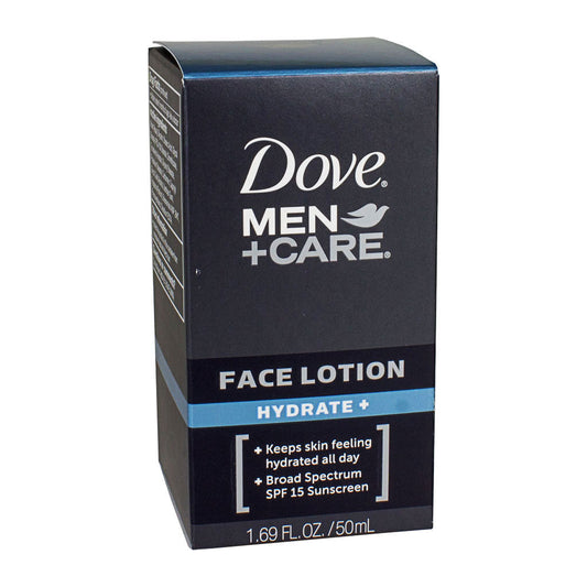 Dove Men + Care Hydrate Face Lotion +SPF15 Sunscreen - 1.69oz. wellness vending machine