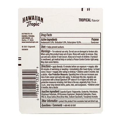 Hawaiian Tropic Lip Balm Sunscreen Stick SPF30- 0.14 oz. wellness vending machine university campuses