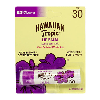 Hawaiian Tropic Lip Balm Sunscreen Stick SPF30- 0.14 oz. wellness vending machine