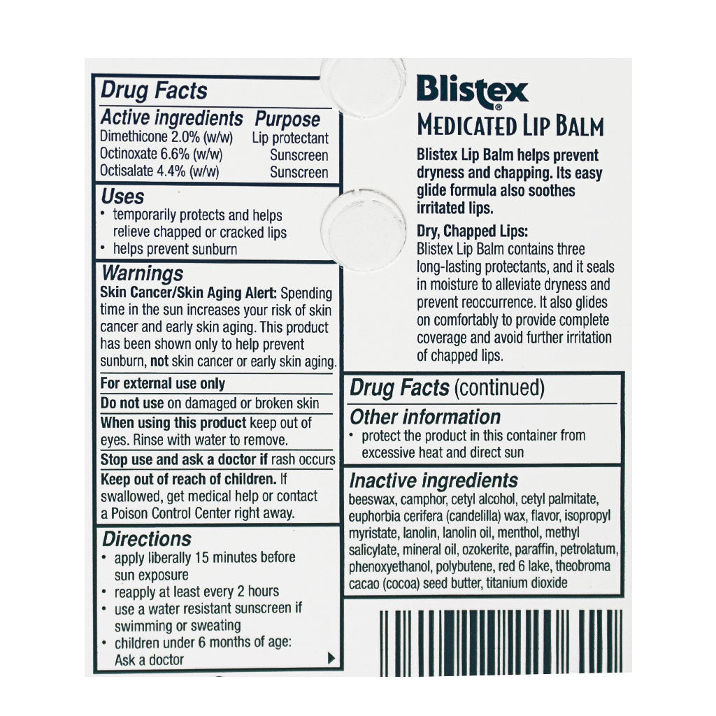 Blistex Lip Medex Balm - 0.25 oz. Jar wellness vending machine university campuses, workplaces