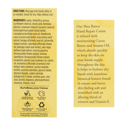 Burt's Bees Shea Butter Hand Repair Cream - 3.2 oz wellness vending machine university campuses