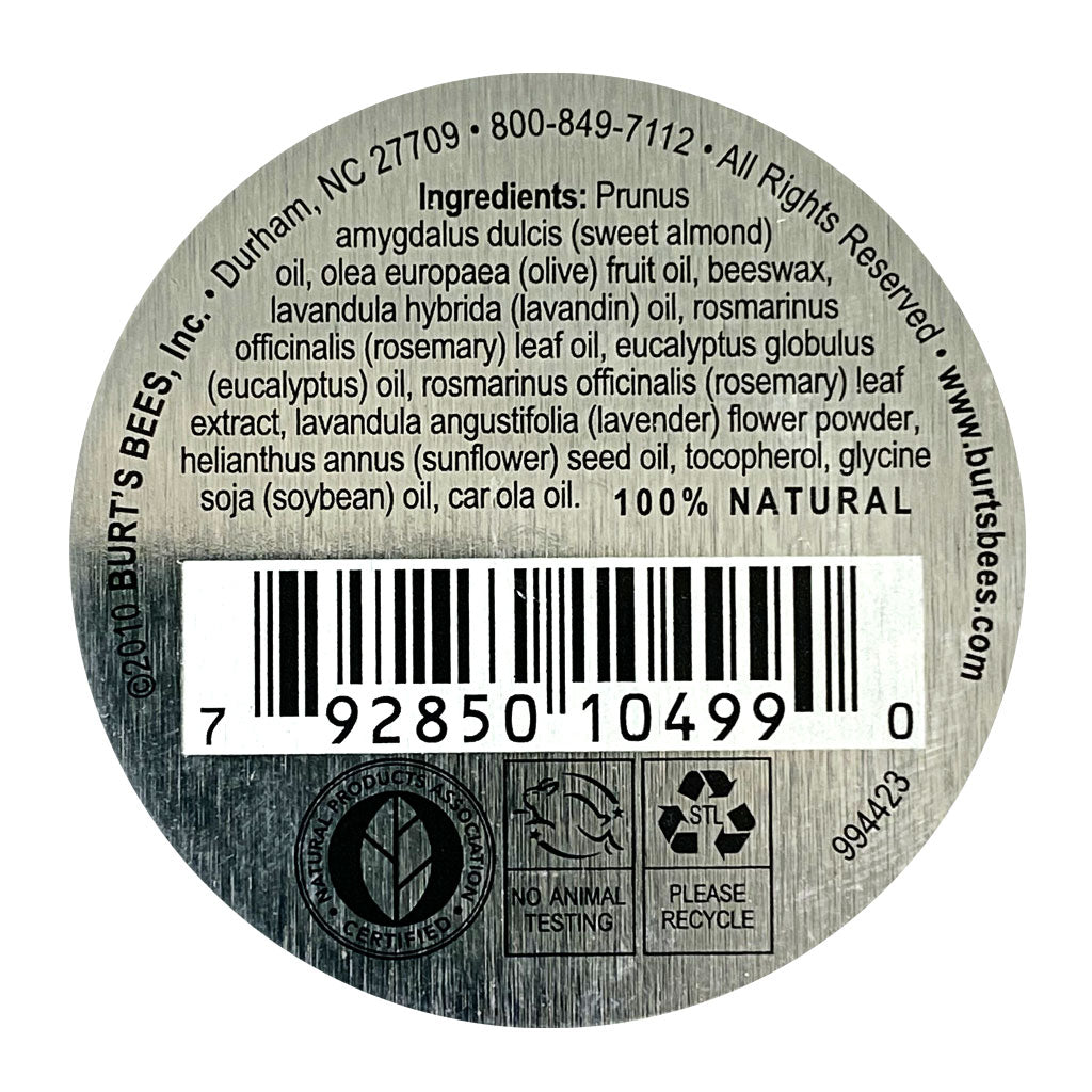 Burt's Bees Hand Salve - 0.3 oz. Tin wellness vending machine university campuses