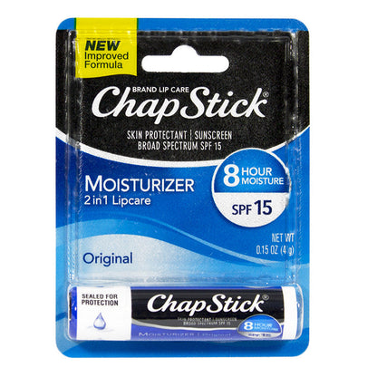ChapStick Moisturizer SPF 15 Lip Balm - 0.15 oz. Stick wellness vending machine