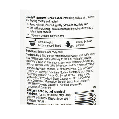 Eucerin Intensive Repair Very Dry Skin Lotion - 3 oz. wellness vending machine university campuses