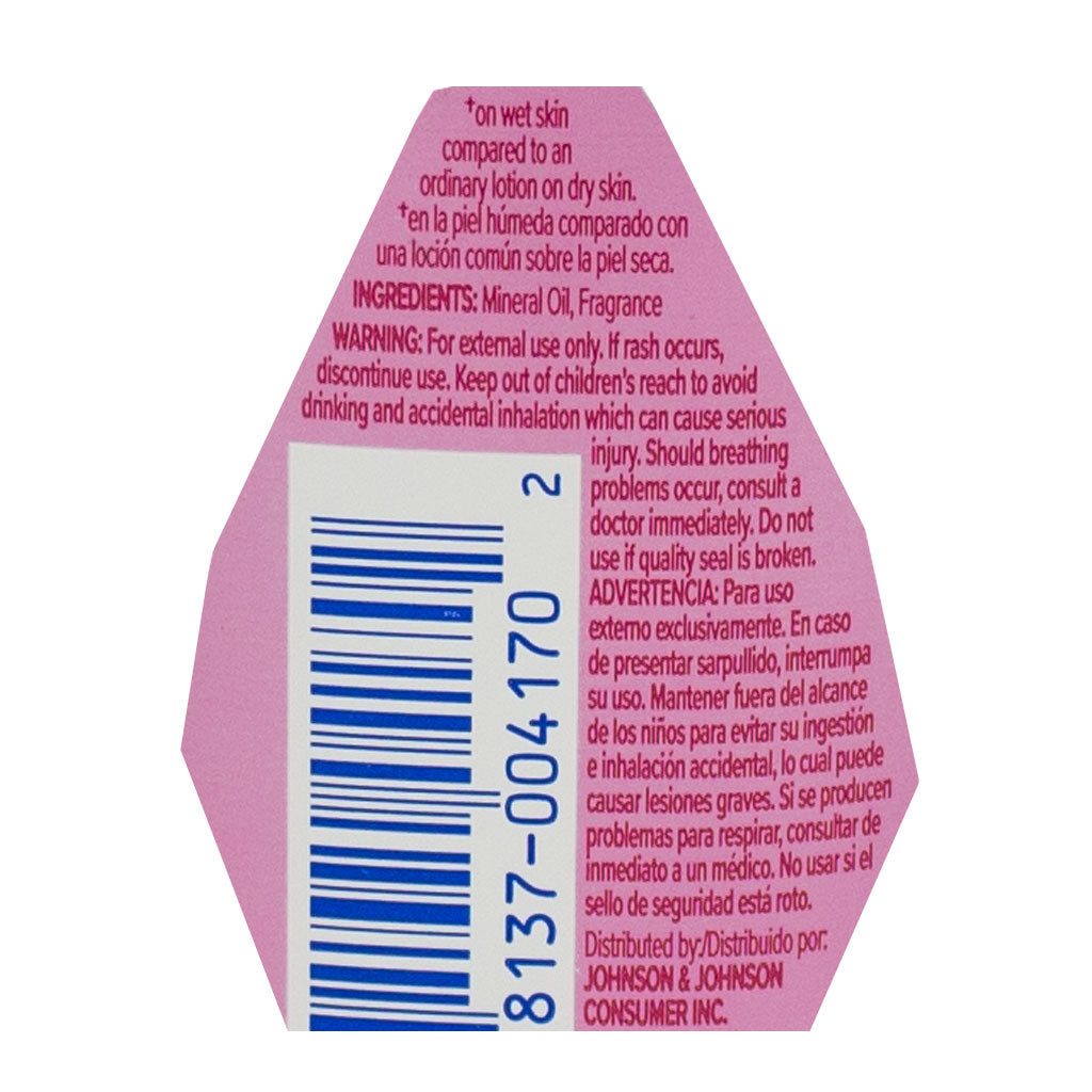 Johnson's Baby Oil - 3 oz. wellness vending machine university campuses