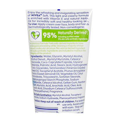 Nivea Soft Face, Body, Hands, Moisturizing Cream - 2.6 oz. wellness vending machine university campuses, workplaces