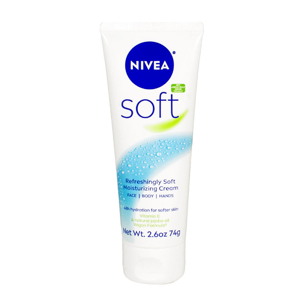 Nivea Soft Face, Body, Hands, Moisturizing Cream - 2.6 oz. wellness vending machine