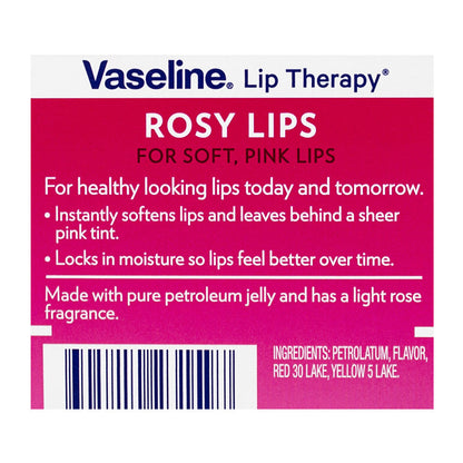 Vaseline Lip Therapy Rosy Lips - 0.25 oz. Jar wellness vending machine university campuses