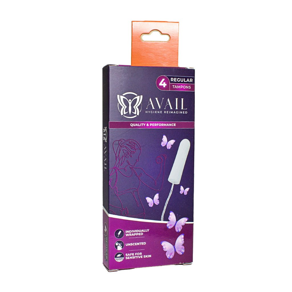 Avail Regular Tampons- 4 ct wellness vending machine