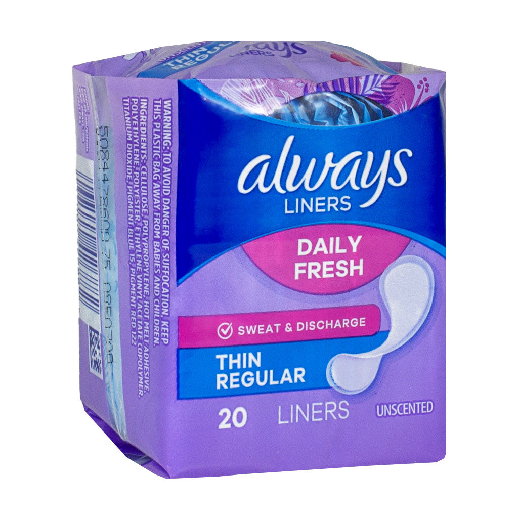 Always Thin Liners - Pack of 20 wellness vending machine