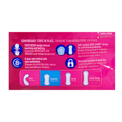 Carefree Regular To Go Unscented Pantiliners - Pack of 20 wellness vending machine university campuses