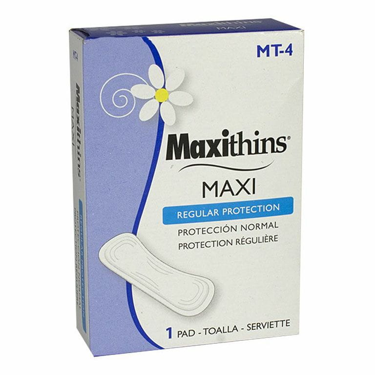 Maxithins Maxi Regular Pad - Box of 1 wellness vending machine