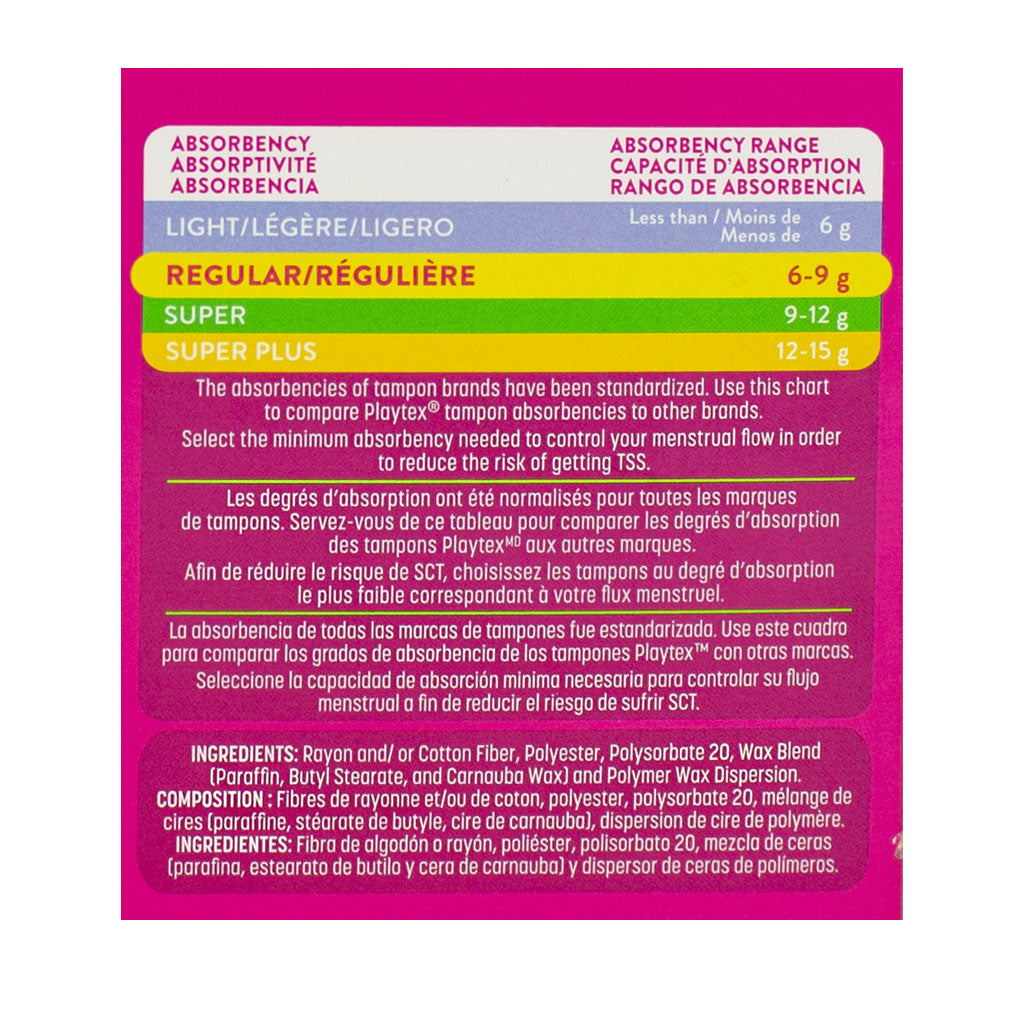 Playtex Sport Regular Tampons - Box of 8 (Fragrance Free) wellness vending machine university campuses, workplaces