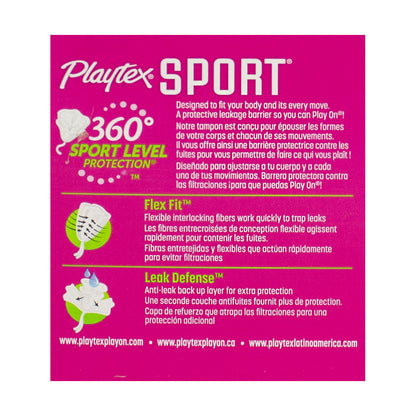 Playtex Sport Regular Tampons - Box of 8 (Fragrance Free) wellness vending machine university campuses