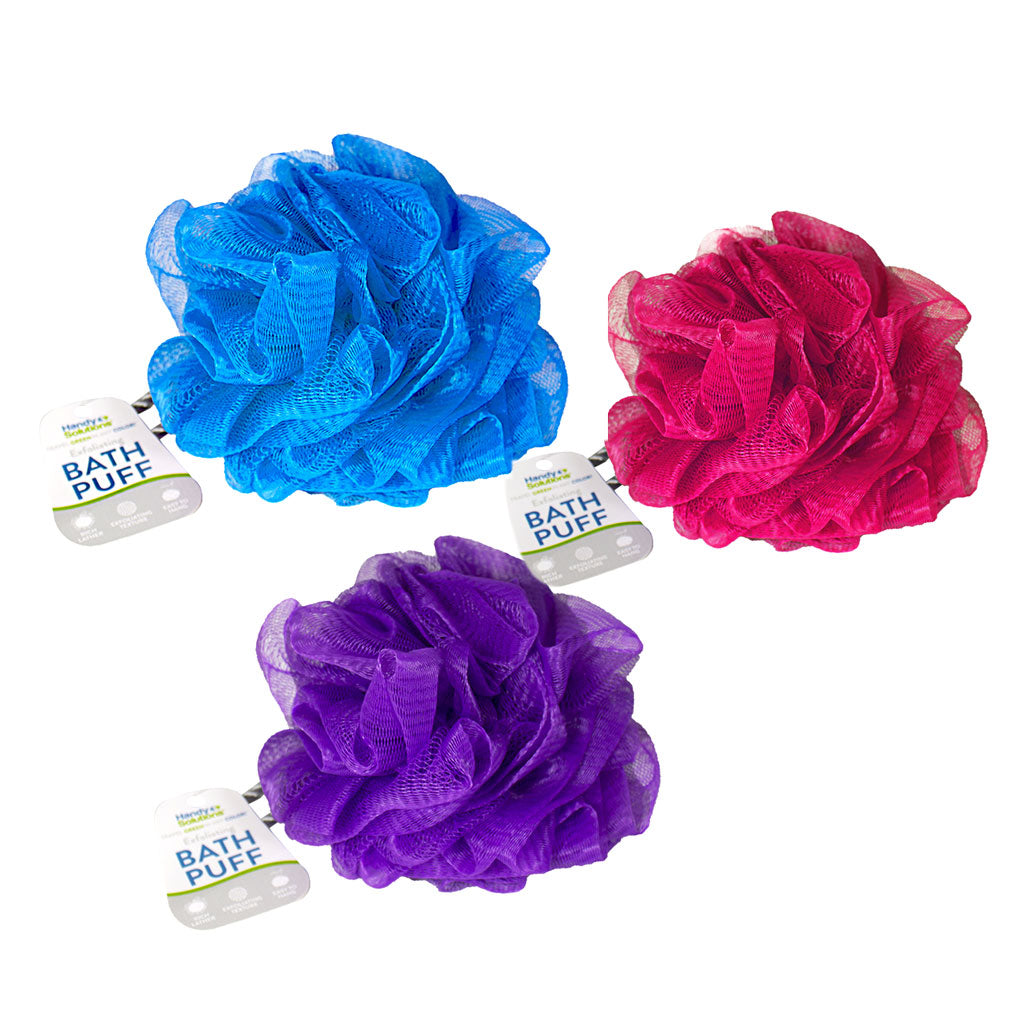 Handy Solutions Bath Puff Loofah - Assorted Colors wellness vending machine