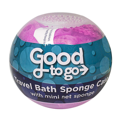 Good to Go Travel Bath Puff Loofah in Breathable Case wellness vending machine