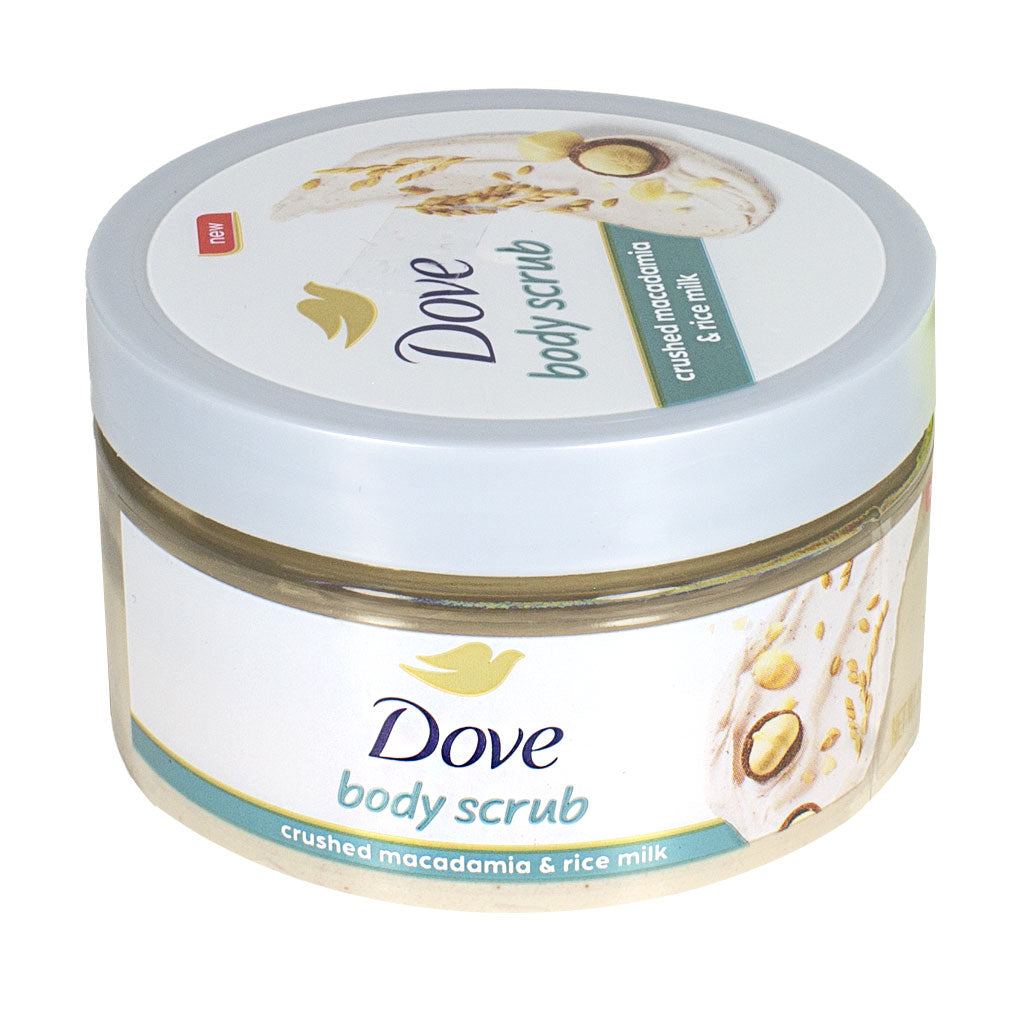 Dove Body Scrub Crushed Macadamia & Rice Milk - 3.5oz. wellness vending machine
