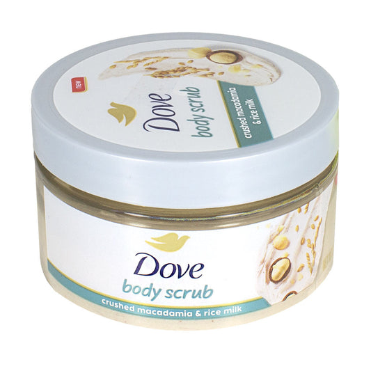 Dove Body Scrub Crushed Macadamia & Rice Milk - 3.5oz. wellness vending machine