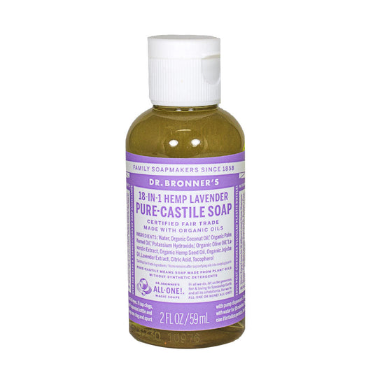 Dr. Bronner's Pure-Castile Lavender Liquid Soap Soap - 2 oz. wellness vending machine