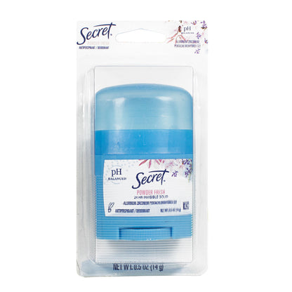 Secret Invisible Solid Deodorant Carded - 0.5 oz. wellness vending machine
