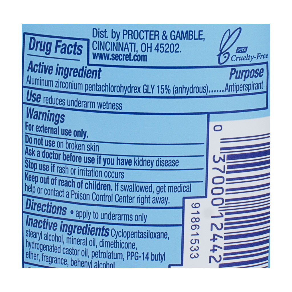 Secret Powder Fresh Deodorant - 1.7 oz. wellness vending machine university campuses