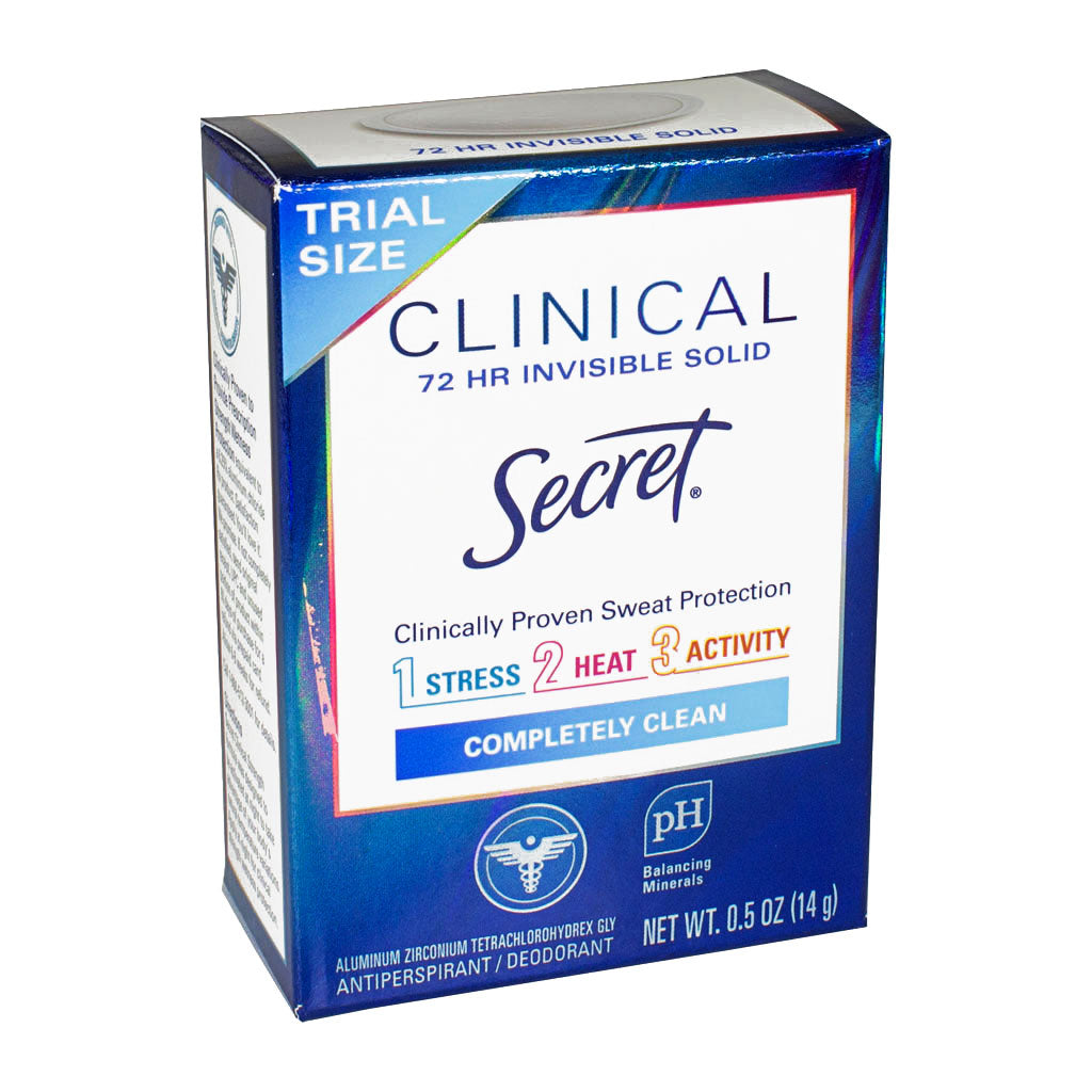 Secret Clinical Strength Completely Clean Invisible Solid Deodorant - 1 oz. wellness vending machine
