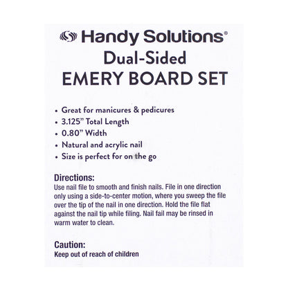 Handy Solutions Emery Boards - Card of 2 wellness vending machine university campuses