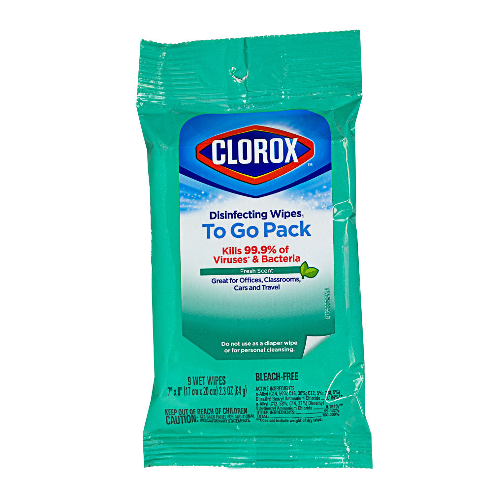 Clorox Disinfecting Wipes - Pack of 9 wellness vending machine