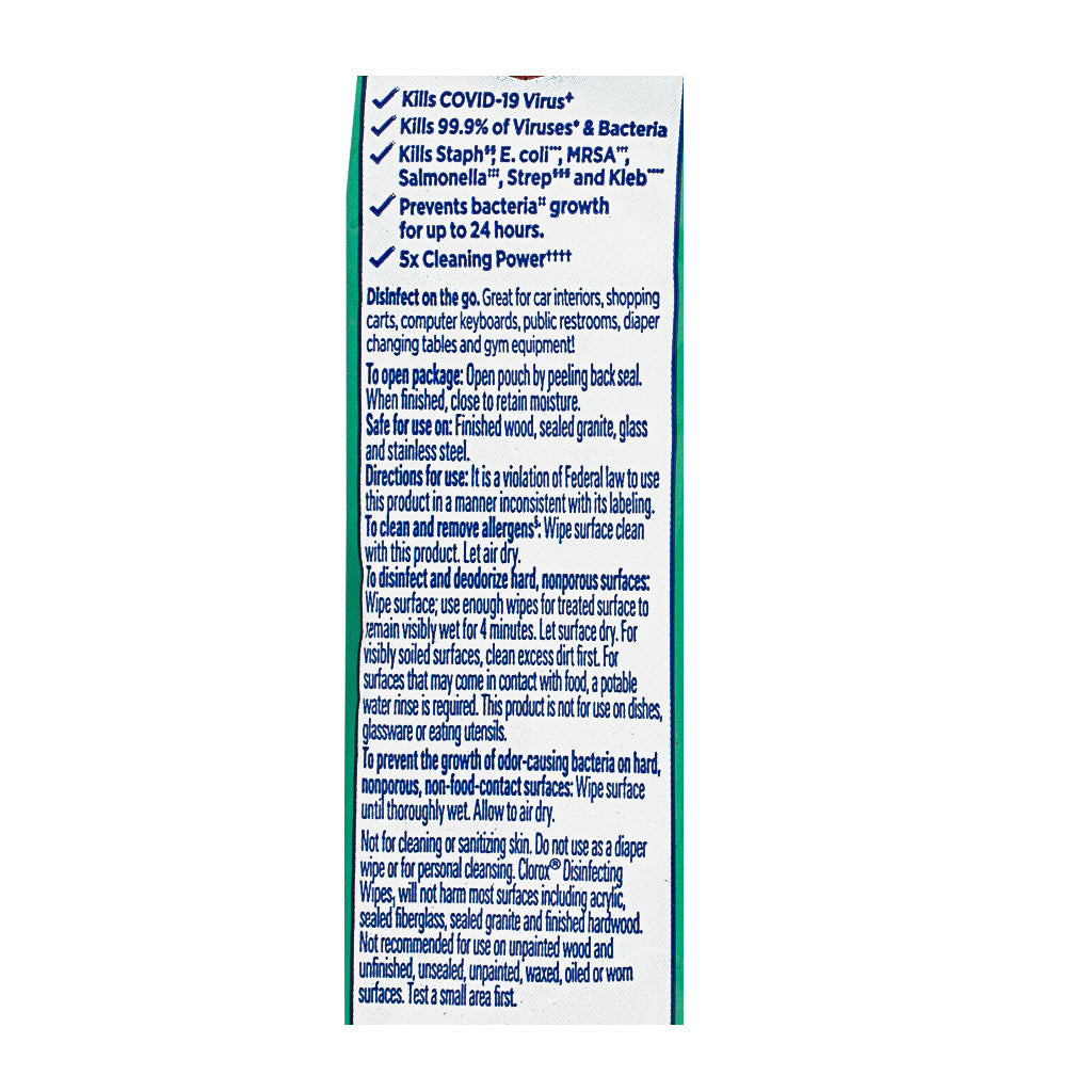 Clorox Disinfecting Wipes - Pack of 9 wellness vending machine university campuses, workplaces