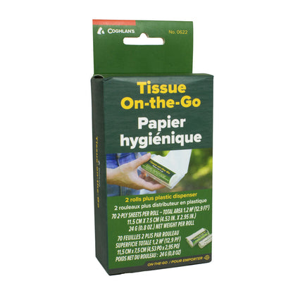 Coghlan's Tissue on the Go With Plastic Dispensers - Pack of 2 wellness vending machine