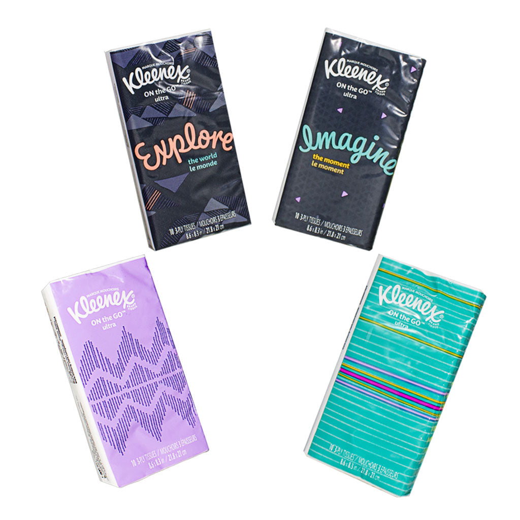 Kleenex Pocket Pack Tissues In Display Box - Pack of 10 wellness vending machine university campuses