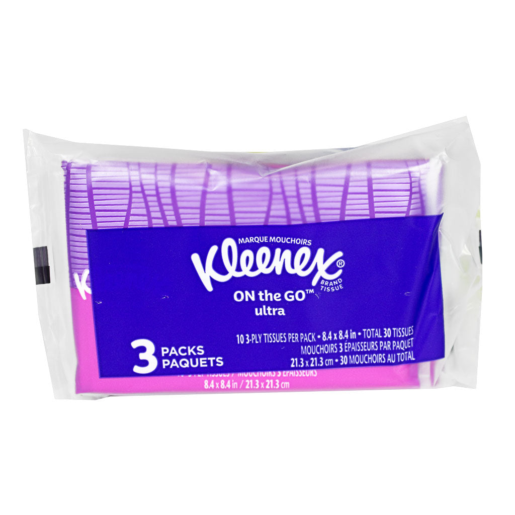 Kleenex On the Go Ultra Slim Wallets 10 ct- Pack of 3 wellness vending machine