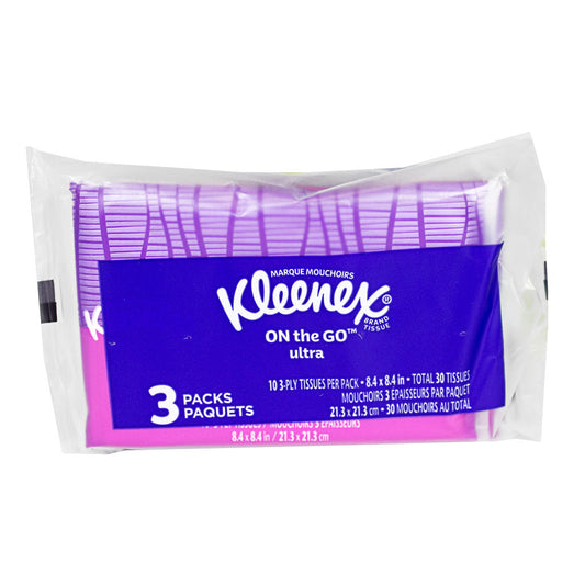 Kleenex On the Go Ultra Slim Wallets 10 ct- Pack of 3 wellness vending machine