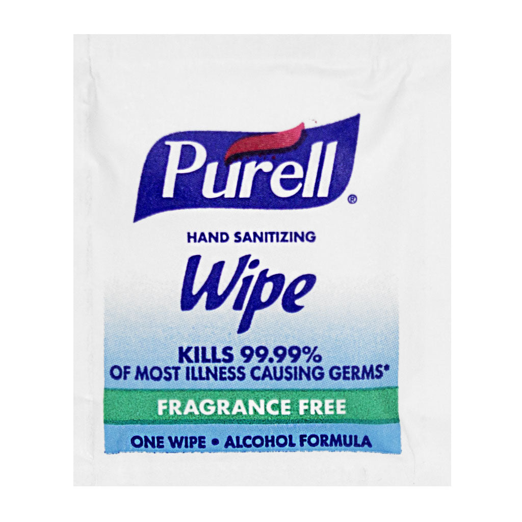 Purell Sanitizing Hand Wipes (Individually Wrapped) wellness vending machine