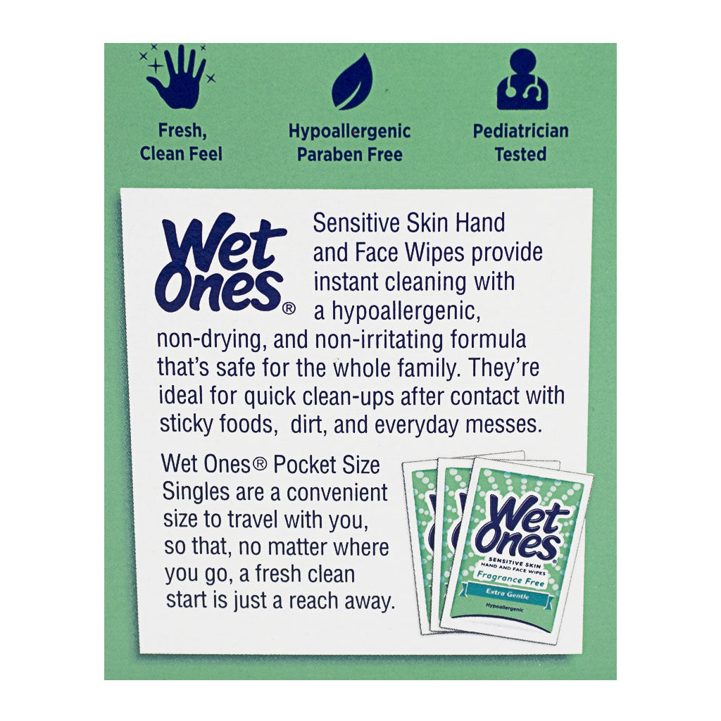Wet Ones Sensitive Skin Single Wipes - Pack of 1 wellness vending machine university campuses, workplaces