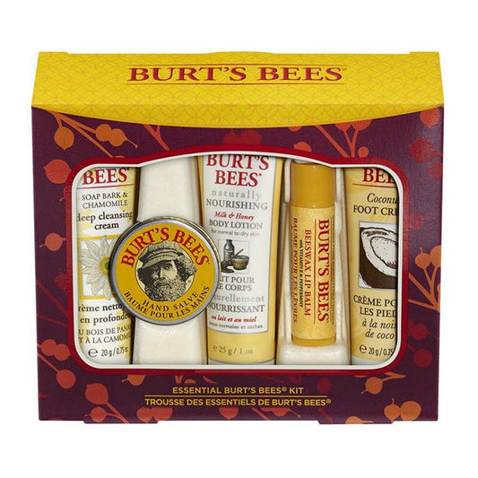 Essential Burt's Bees Kit - 5 Piece Gift Kit wellness vending machine