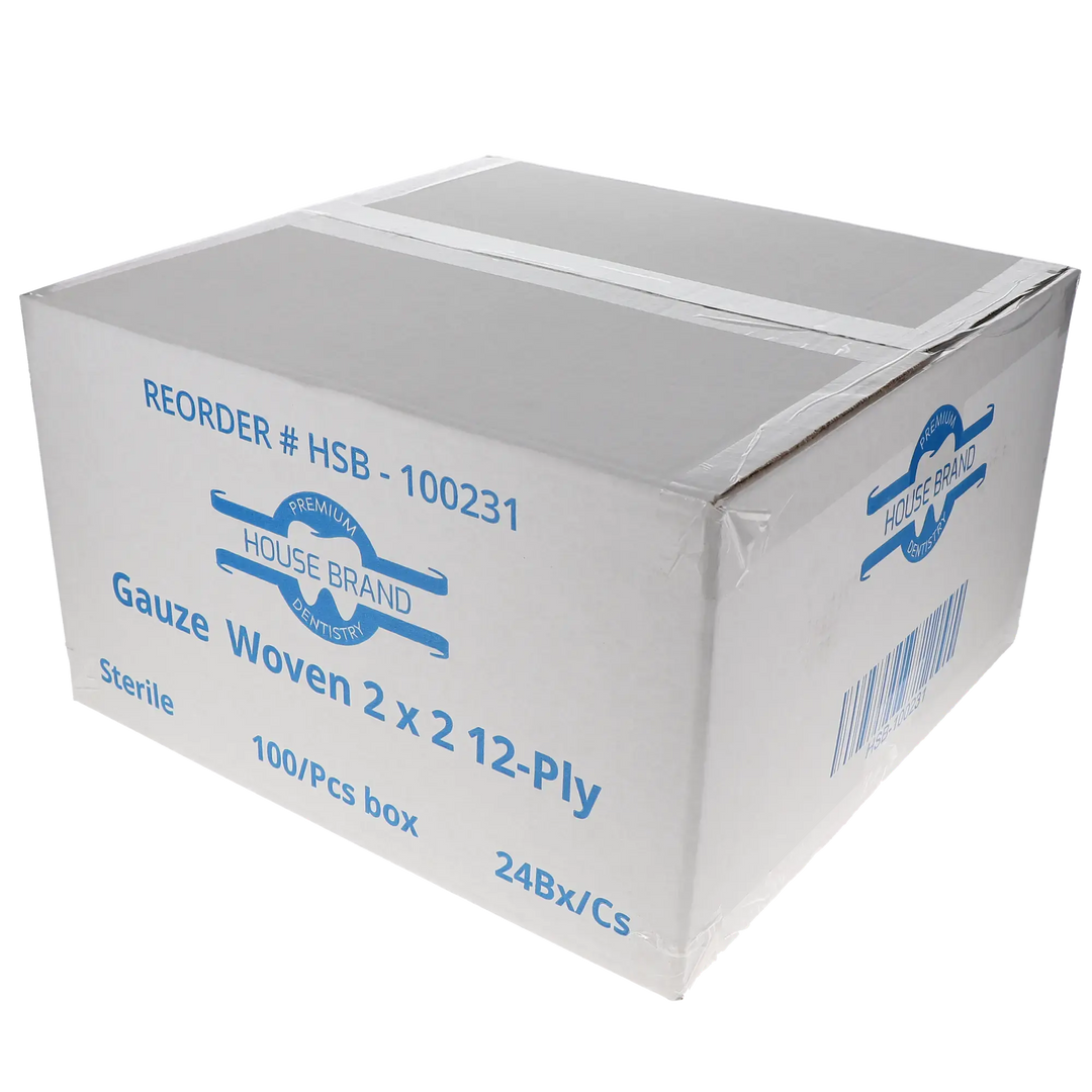 ADI MEDICAL Woven Gauze Sponges – 2" x 2", 12-Ply, Non-Sterile