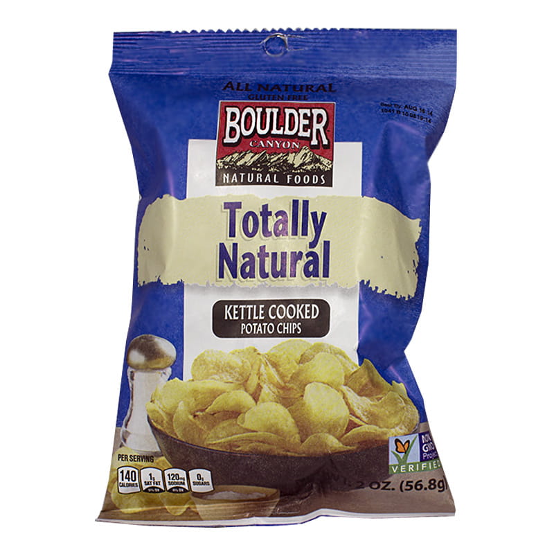 Boulder Canyon Sea Salt Kettle Cooked Potato Chips - 2 oz. wellness vending machine