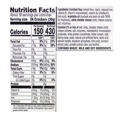 Cheez-It White Cheddar Crackers - 3 oz. wellness vending machine university campuses