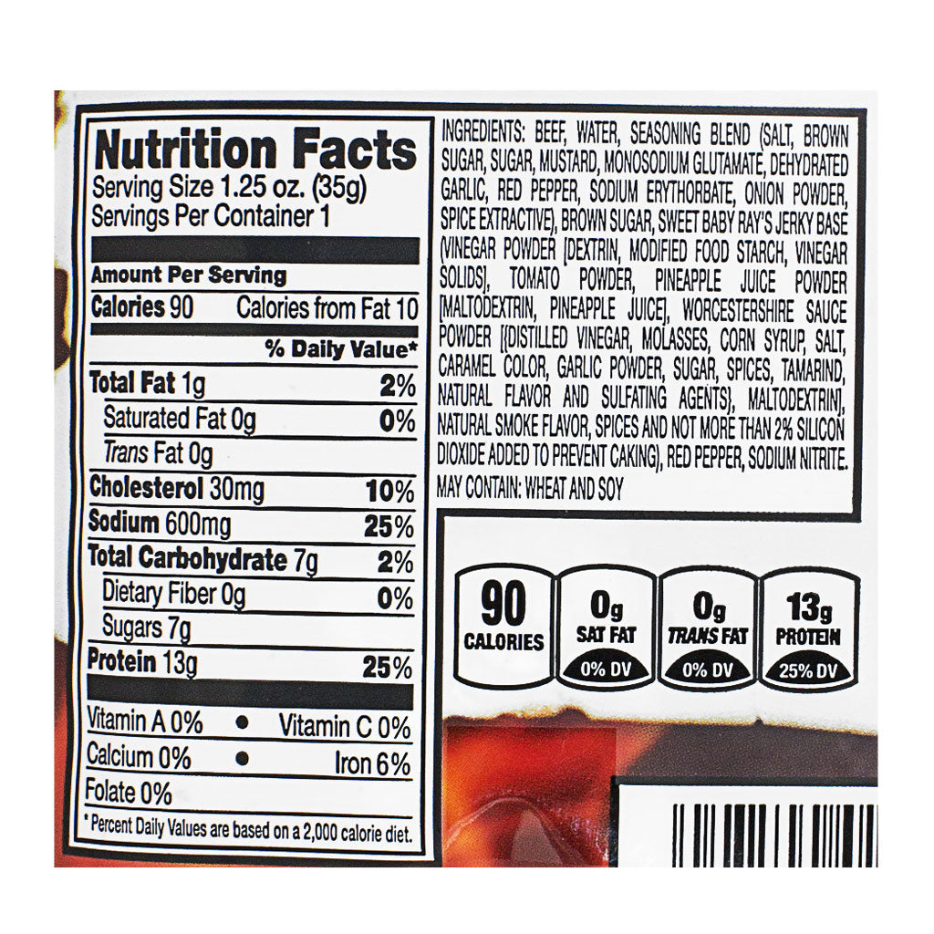 Bridgford Sweet N' Spicy Beef Jerky - 1.25 oz wellness vending machine university campuses