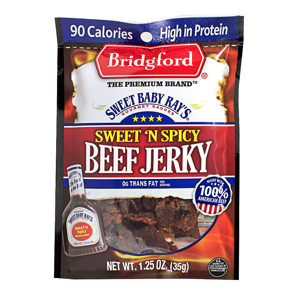 Bridgford Sweet N' Spicy Beef Jerky - 1.25 oz wellness vending machine