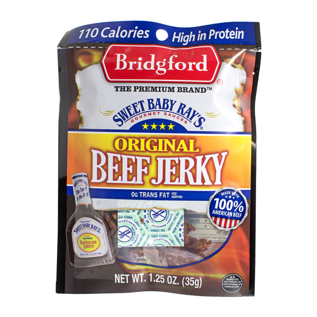 Bridgford Sweet Baby Rays Original Beef Jerky - 1.25 oz wellness vending machine